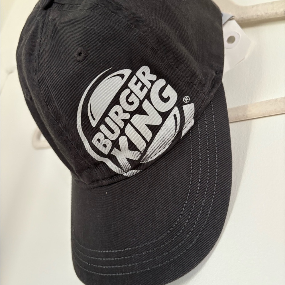 Burger King Crew Hat Black Cap One Size